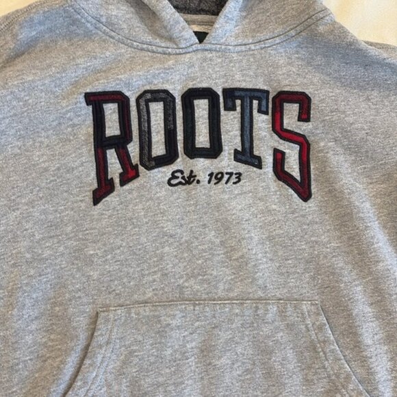 Roots kids long kanga hoodie in grey size youth small 5-6 years old - Picture 2 of 11